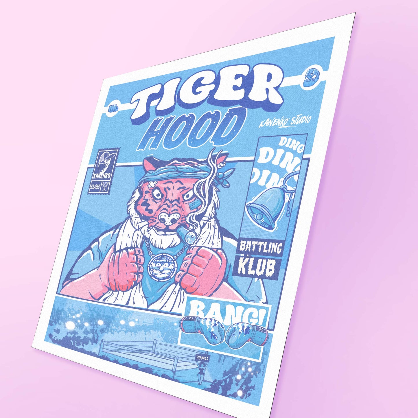 TIGER HOOD Print